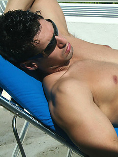 Muscle latin stud jacking off his schlong by ManAvenue by ManAvenue image #1