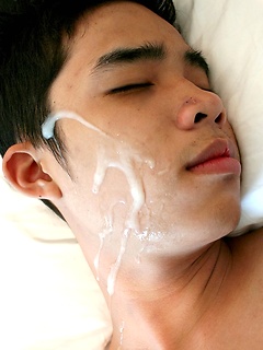 Asian Twink Gets Fucked & Receives a Cum Facial by BoyKakke by BoyKakke image #16