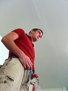 Jared jerking off dick