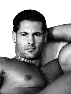 Ace Carponi, muscled hunk naked