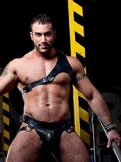 Muscle man shows his hairy body and hard cock by Colt Studio by Colt Studio image #2