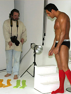 Marcello modelling for a sexy sock shoot in milan by With Marcello by With Marcello image #2