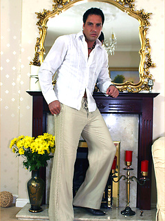 Marcello gets so turned on in his new sheer socks, he has to wrap them around his big dick and masturbate by With Marcello by With Marcello image #1