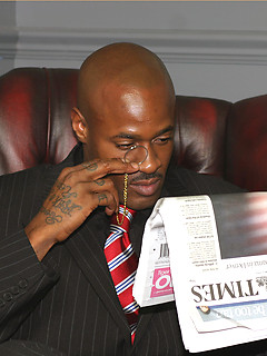 Smoking hot gay black man takes off his suit pants and plays with his cock by With Marcello by With Marcello image #2