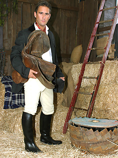 Horse riding gets this hot gay rider so turned on he masturbates in the stables by With Marcello by With Marcello image #1