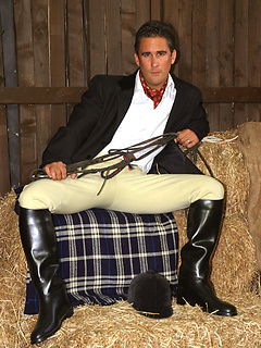 Horse riding gets this hot gay rider so turned on he masturbates in the stables by With Marcello by With Marcello image #5