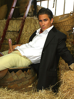 Horse riding gets this hot gay rider so turned on he masturbates in the stables by With Marcello by With Marcello image #10
