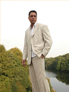 Hunky Marcello is taking a stroll outdoors and playing with his cock by With Marcello by With Marcello image #2