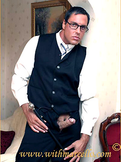 Marcello is dressed as a real gentleman and he loves to wank that big dick of his by With Marcello by With Marcello image #9