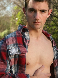 Jeffrey posing outdoors and gets naked by PerfectGuyz by PerfectGuyz image #12
