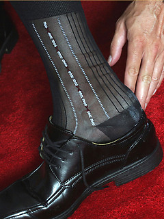 Marcello masturbates his huge cock and explodes on his new shoes