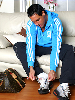 Hunk Marcello wanking his cock and rubbing his feet by With Marcello by With Marcello image #6