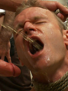 Riley Vicek makes his first appearance on video and he gets humiliated and gang-banged in the public toilet. by Bound in Public by Bound in Public image #5