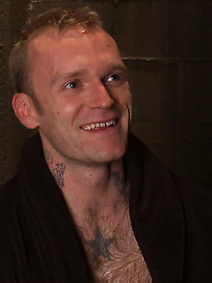 Riley Vicek makes his first appearance on video and he gets humiliated and gang-banged in the public toilet. by Bound in Public by Bound in Public image #15