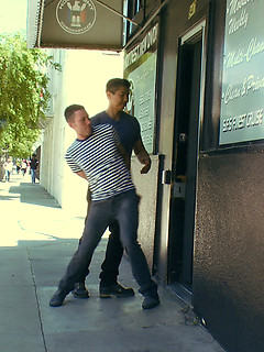 Innocent man is taken into a porn shop and turned into a sex slave. by Bound in Public by Bound in Public image #1