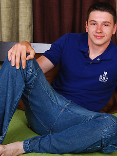 Uncut college twink busts a nut. by College Dudes by College Dudes image #1