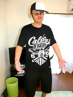 16 photo of a Japanese hip-hop twink with big cock.