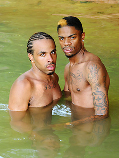 Damari and Mister Buck outdoor fuck and facial by Dark Thunder by Dark Thunder image #15