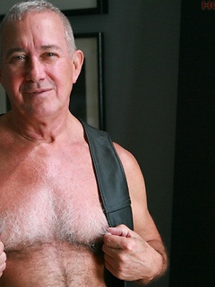 Dick Ryan jerking off his uncut dick by Hot Older Male by Hot Older Male image #6