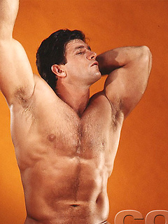 Mike Forge posing naked