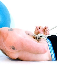 Hairy hunk Morgan Black by Bound Jocks by Bound Jocks image #4