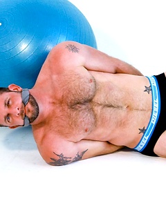 Hairy hunk Morgan Black by Bound Jocks by Bound Jocks image #5