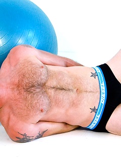 Hairy hunk Morgan Black by Bound Jocks by Bound Jocks image #6