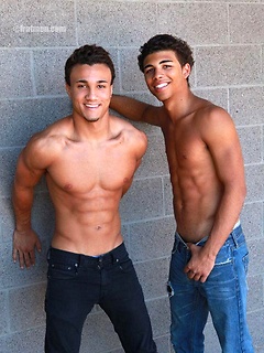 Cute and horny - muscled jocks from college by Frat Men by Frat Men image #2