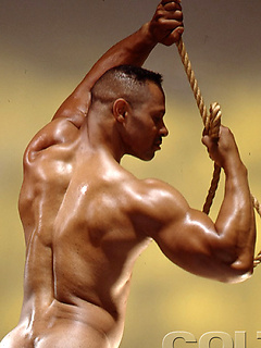 Hot bodybuilder Mitchell Rabida posing naked by Colt Studio by Colt Studio image #5
