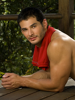 Hot muscle hunk shows his cock outdoors by Colt Studio by Colt Studio image #5