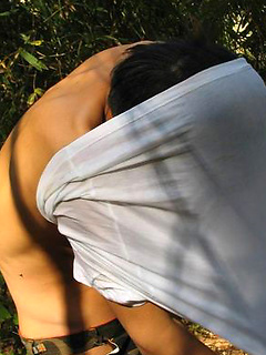 Handsome Thai guy gets naked in the wild by BoyKakke by BoyKakke image #7