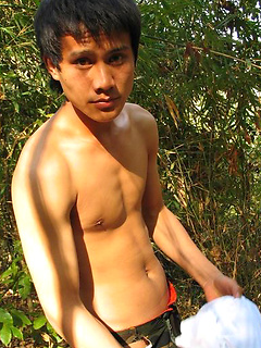 Handsome Thai guy gets naked in the wild by BoyKakke by BoyKakke image #8