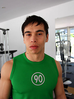 Young jock shows his sixpack in a gym by Bentley Race by Bentley Race image #1