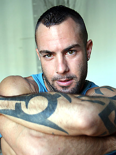 Tattooed muscle men Orlando Torro naked by Bentley Race by Bentley Race image #5