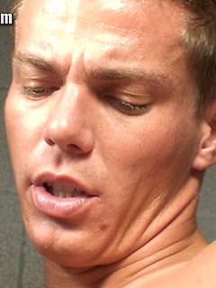 Prisoner gets the command to suck the soldier before a rough fuck starts. by Gay WarGames by Gay WarGames image #9