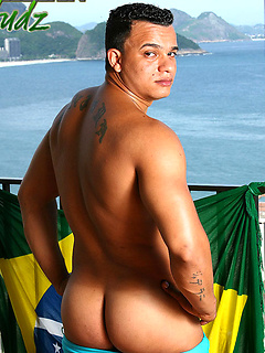 Denis Torres jacking off his fat cock by Brazilian Studz by Brazilian Studz image #6