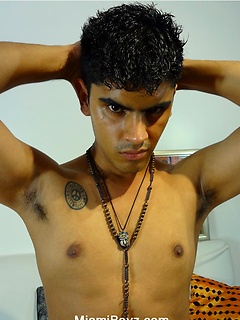 Hot latino twink Emiliano serviced by Miami Boyz by Miami Boyz image #2
