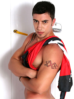 Tommy Lima posing naked