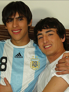 Sexy latin boys Adrian Brantes and Francoise Delano fuck by Boyz Party by Boyz Party image #1
