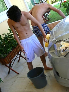 Two Gay Thai Boys in Car Wash Boys by BoyKakke by BoyKakke image #3