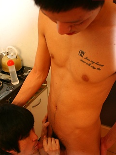 Japanese boy with big cock fucking and cumming on a twinks face by Japan Boyz by Japan Boyz image #2