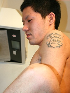 Japanese boy with big cock fucking and cumming on a twinks face by Japan Boyz by Japan Boyz image #4