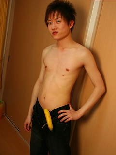 Cute Korean boy playing with his banana by Japan Boyz by Japan Boyz image #6