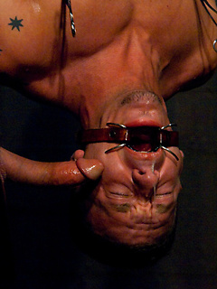 Muscular stud Adam Knox gets tied up, waxed, flogged and fucked by Nick Moretti in Slick it Up gear. by Bound Gods by Bound Gods image #5