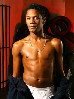 Sexy english lad strokes his black cock by UKNakedmen by UKNakedmen image #2