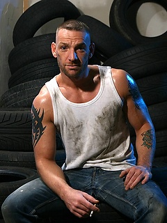 MAture man shows his ripped body and shaved cock by UKNakedmen by UKNakedmen image #6