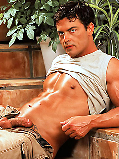 Rob Romoni shows rock hard cock by Colt Studio by Colt Studio image #2