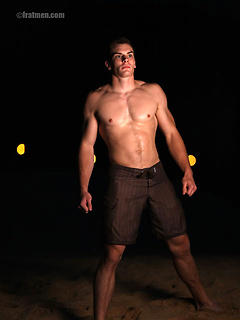 Muscle boy plays with his boner by Frat Men by Frat Men image #3
