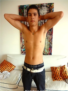 Hot uncut latin boy Javier jacking off by Miami Boyz by Miami Boyz image #5