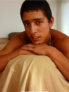 Hot uncut latin boy Javier jacking off by Miami Boyz by Miami Boyz image #13